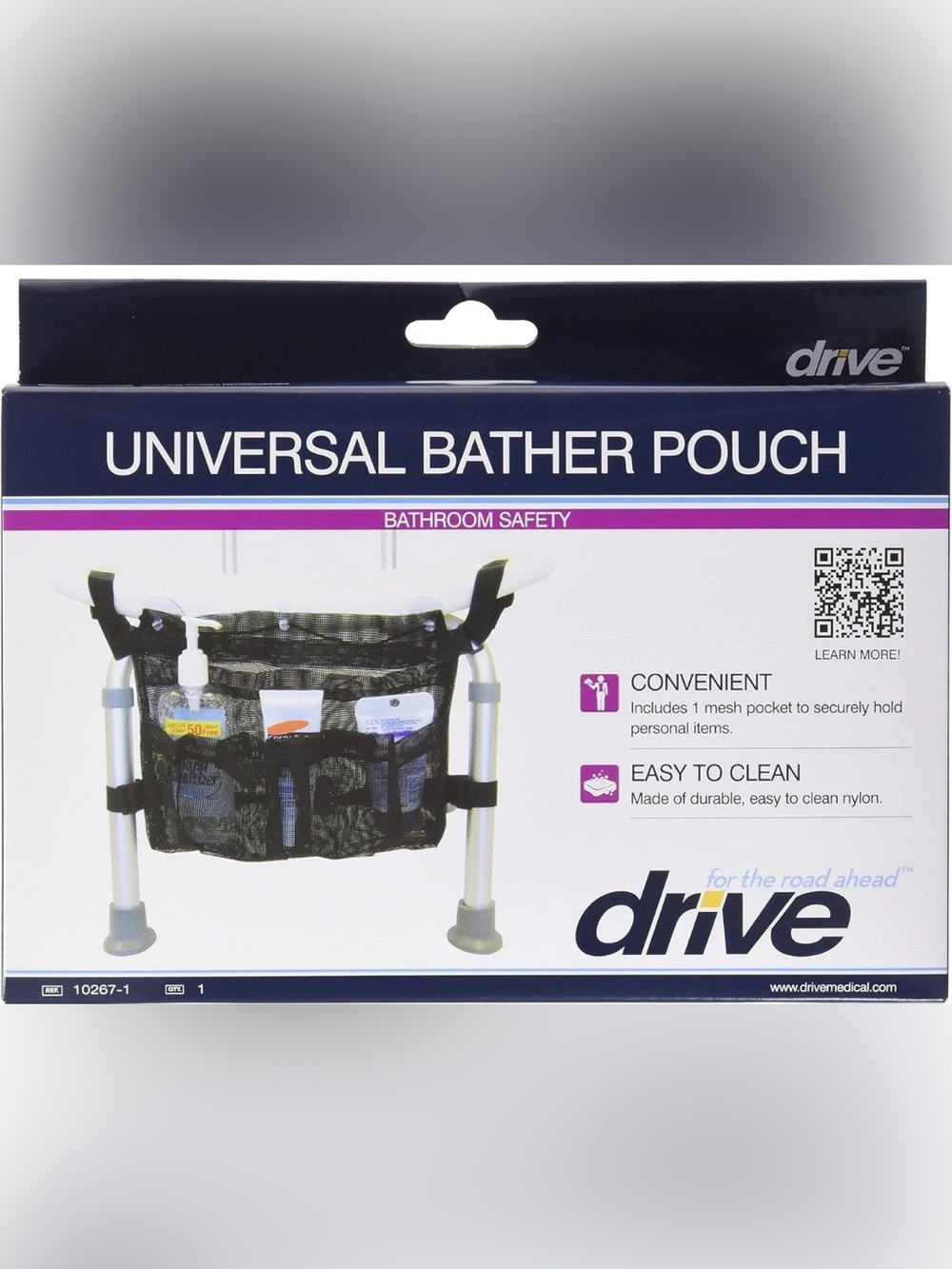 Drive Universal Bathing Pouch for Convalescent Shower Seats NEW